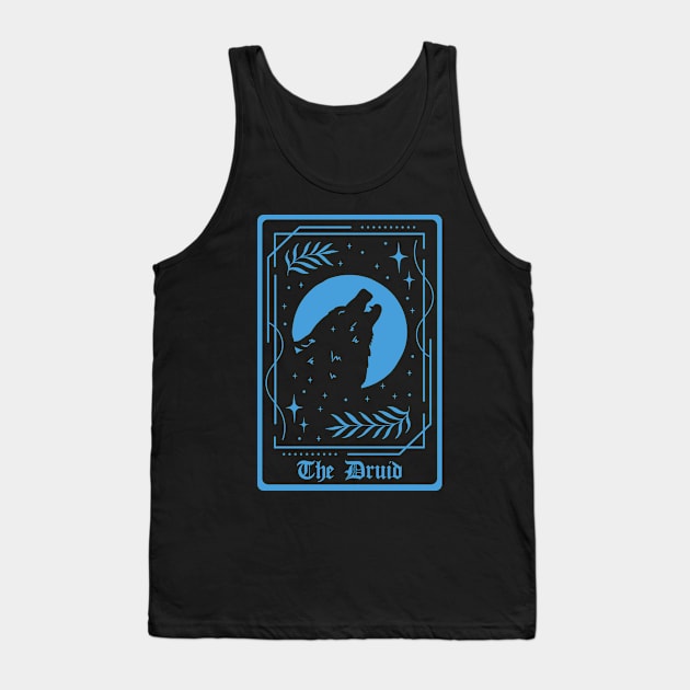 D&D Druid Class Tarot Card Tank Top by Sunburst